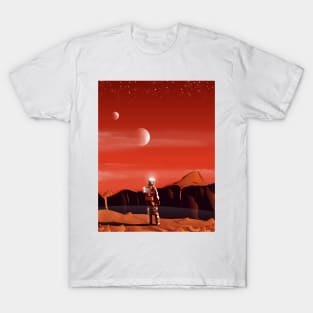 Manned Mars Mission T-Shirt